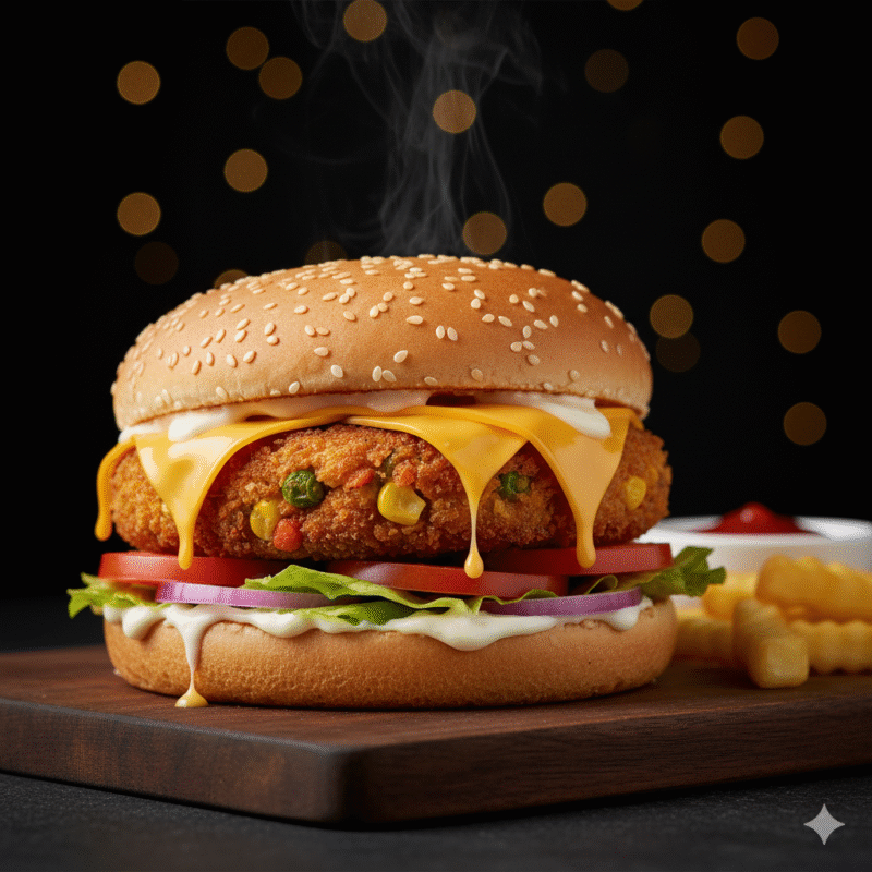 CHEESE VEG BURGER