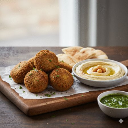 Falafel Balls with Hummus