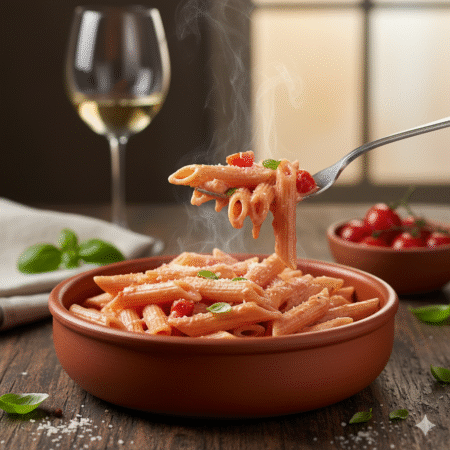 PINK PASTA (MIX OF RED AND WHITE PASTA)